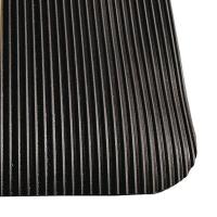 34L240 Antifatigue Mat, Industrial, Black, 75x4ft