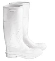 34L295 Knee Boots, PVC, 16 In., White, 6, PR