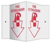 35R690 Sign, Fire Extinguisher, 12x14 In.