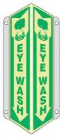 35R721 Sign, Eye Wash, 18x7-1/2 In.