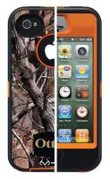 35R849 Defender Case, iPhone 4S, Orange/AP Camo