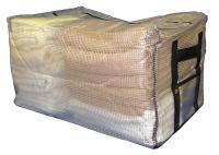 35T129 Inmate Storage Box, 16x24x12 In H, Clear