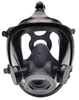 35T213 Full-Facepiece Respirator, Poly Headnet, M
