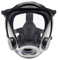 35T217 Full-Facepiece Respirator, Rubber, L
