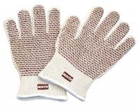 35T235 Knit Glove, Mens, Cream, Nitrile/Knit, PR
