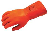 35T598 Chemical Resistant Gloves, Orange, S, Pr