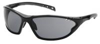 35T647 Safety Glasses, Gray, Scratch-Resistant