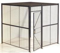 35W472 Stainless Steel Wire Partition, 3 sided