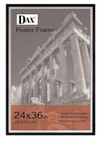 35W692 Poster Frame, Black/Silver, 36x24 In.