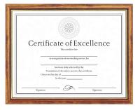 35W720 Document/Diploma Frame, 11x8-1/2 In.