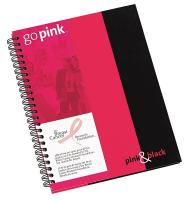 35W806 Notebook, 8-1/4x6-1/4 In, Pink