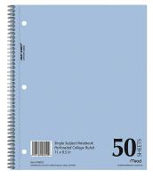 35W825 Notebook, 11 x 8-1/2 In, Blue