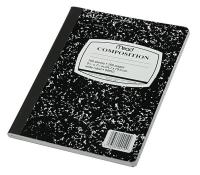 35W833 Composition Book, 9-3/4 x 7-1/2 In, Black