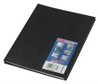 35W842 Notebook, 11 x 8-1/2 In, Black