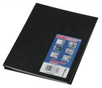 35W853 Notebook, 9-1/4 x 7-1/4 In, Black