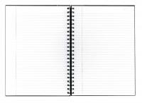 35W894 Business Notebook, 11-3/4 x 8-1/4 In, Gray