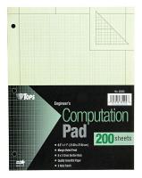 35W910 Engineering Computation Pad, 8-1/2x11 In.