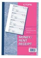 35W916 Money And Rent Receipt Books, Triplicate