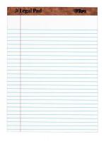 35X026 Perforated Pad, 8-1/2 x 11-3/4 In.