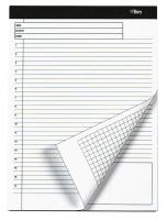 35X033 Planning Pad, 8-1/2 x 11-3/4 In, Pk 4