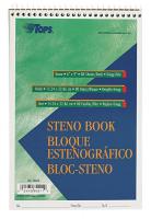 35X044 Steno Books, 6 x 9 In.