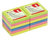 35X079 Sticky Notes, 3 x 3 In, Assorted, Pk 12