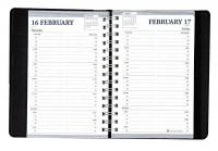 35X131 Daily Appointment Book, Memo Size, 5x8 In.