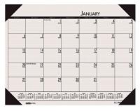35X171 Monthly Desk Pad Calendar, 22x17 In, Rose