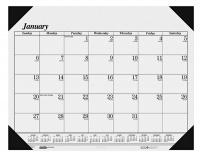 35X172 Dated Monthly Desk Calendar, 18-1/2x13 In