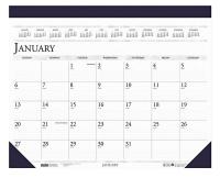 35X187 Dated Monthly Desk Calendar, 22x17 In