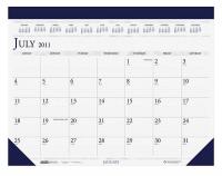 35X188 Dated Monthly Desk Calendar, 22x17 In