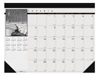 35X189 Monthly Desk Pad Calendar, 22x17 In.