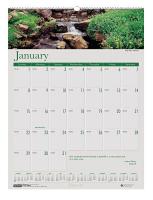 35X204 Monthly Wall Calendar, 12x16-1/2 In.