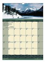 35X206 Monthly Wall Calendar, 12x16-1/2 In.