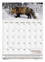 35X251 Monthly Wall Calendar, 12x16-1/2 In