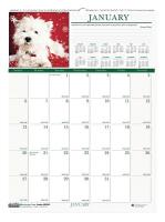 35X252 Monthly Wall Calendar, 12x16-1/2 In