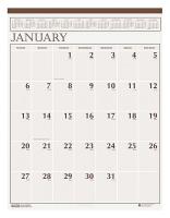 35X256 Monthly Wall Calendar, Lg Print, 20x26 In.