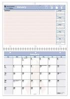 35X259 Desk/Wall Calendar, 11x8 In, Breast Cancer