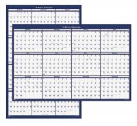 35X273 Wall Calendar, Reverse/Erase, 66x33 In.