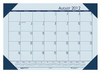 35X289 Desk Pad Calendar, 18-1/2x13 In, Blue