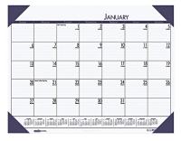 35X290 Desk Calendar, 18-1/2x13 In, Ocean Blue