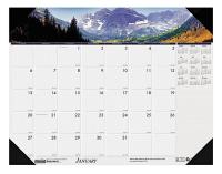 35X291 Monthly Desk Pad Calendar, 18-1/2x13 In.