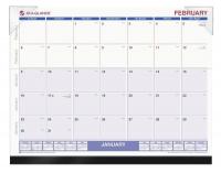 35X296 Desk Pad Calendar, 22x17 In.