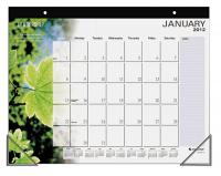 35X307 Desk Pad Calendar, 22x17 In, Motivational