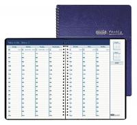 35X315 Weekly Appointment Book, 8-1/2x8-1/4 In.