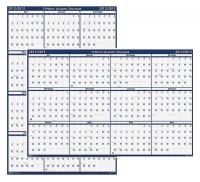 35X328 Wall Calendar, Reversible/Erase, 18x24 In