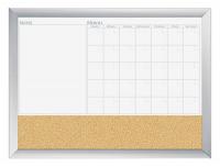 35X357 Dry Erase Board, Magnetic, 36 x 24 In.