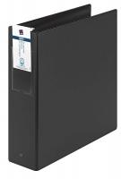35X397 Binder, O-Ring, 3 In, Vinyl, Black