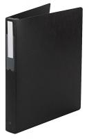 35X487 Binder, Hanging File, O-Ring, 1 In, Black