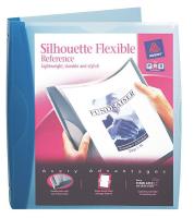 35X521 View Binder, O-Ring, 1 In, Poly, Light Blue
